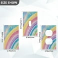 thumbnail image 2 of Glittery Rainbow Light Switch Cover Switch Plate Outlet Cover Plug Cover for Electrical Outlet, 2 of 6