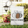 thumbnail image 3 of Farmhouse Autumn Pumpkins Harvest Garden Flag Double Sided Welcome Flag for Garden Lawn Farmhouse Autumn Thanksgiving Christmas 12.5x18inch, 3 of 4