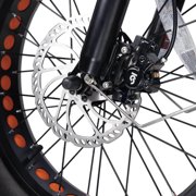 S03 Fat Tire Electric Trike for Adults, 20 All-Terrain Electric Tricycle with 750W Peak Motor, 48V 12Ah Battery, Shimano 6-Speed, Dual Disc Brakes, Black