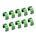 thumbnail image 1 of 10PCS Wire Clamps Tubing Clips Mountain Bike C Shaped Buckle Bike Line Pipe Fixing Pipe Clamp Line Clips Bike Brake Line Buckle (Green), 1 of 8