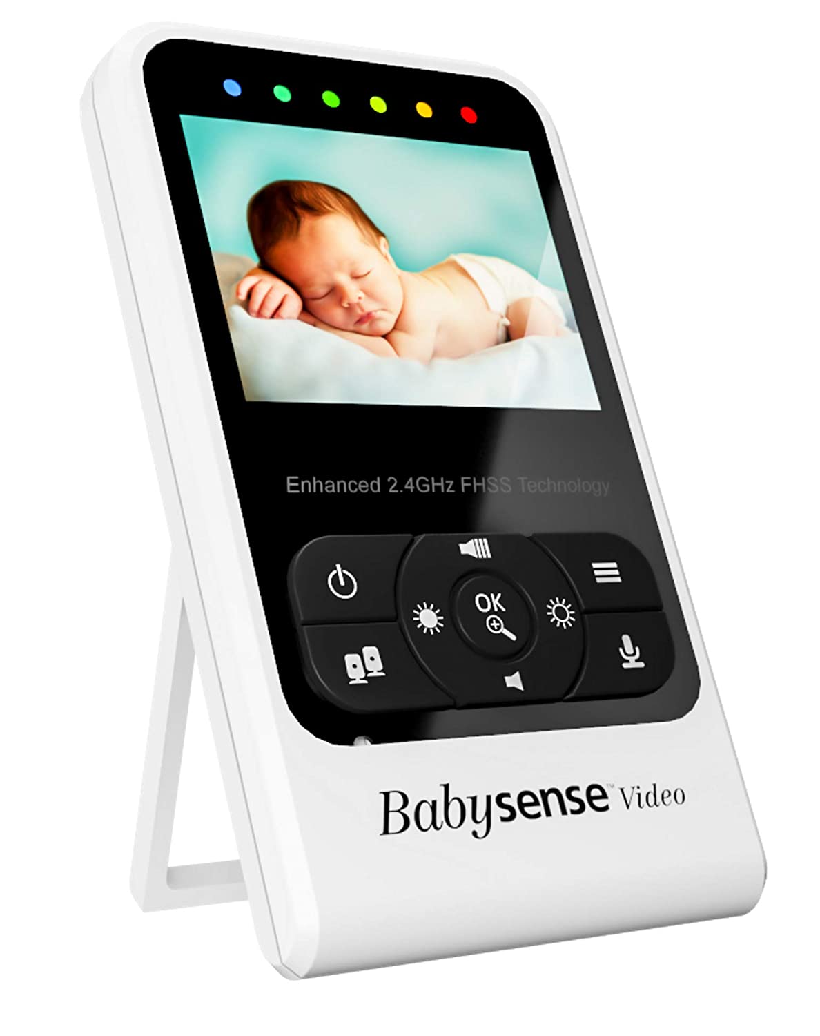 video baby monitor with 2 parent units