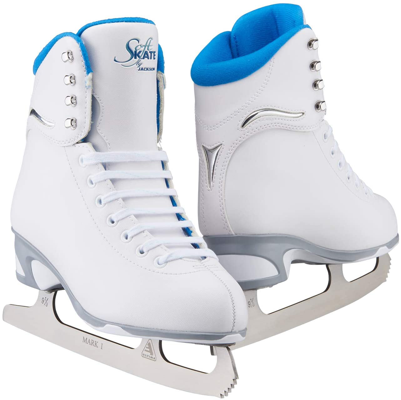 Jackson Ultima SoftSkate Womens/Girls Figure Ice Skates - 8 Tots, Synthetic  upper and tongue By Brand Jackson Ultima
