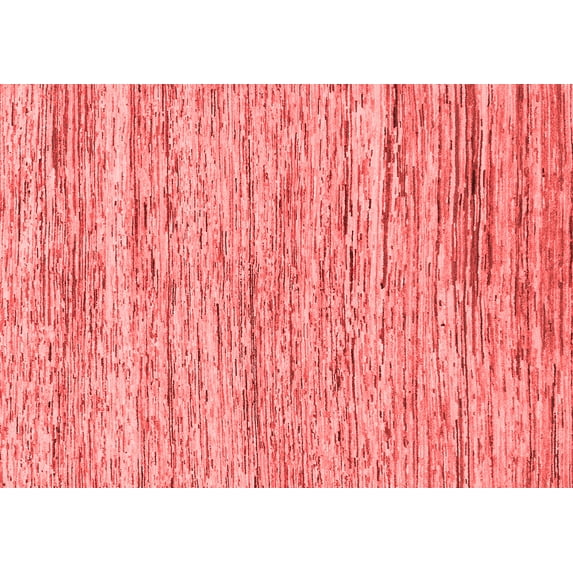 Ahgly Company Indoor Rectangle Abstract Red Modern Area Rugs, 7' x 9'