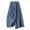 Navy, variant on Women's Stylish Linen Trousers Elastic Waist Breathable Fade Resistant Navy XXXXL