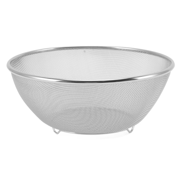Stainless Steel Strainer Colander,Stainless Steel Strainer Colander Salad Bowl Stainless Steel Microporous Colander Unparalleled Experience