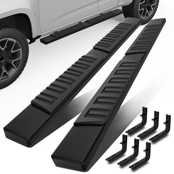 MOSTPLUS Pair 6" Running Board Nerf Step Bar for 15-22 Chevy Colorado GMC Canyon Extended Cab