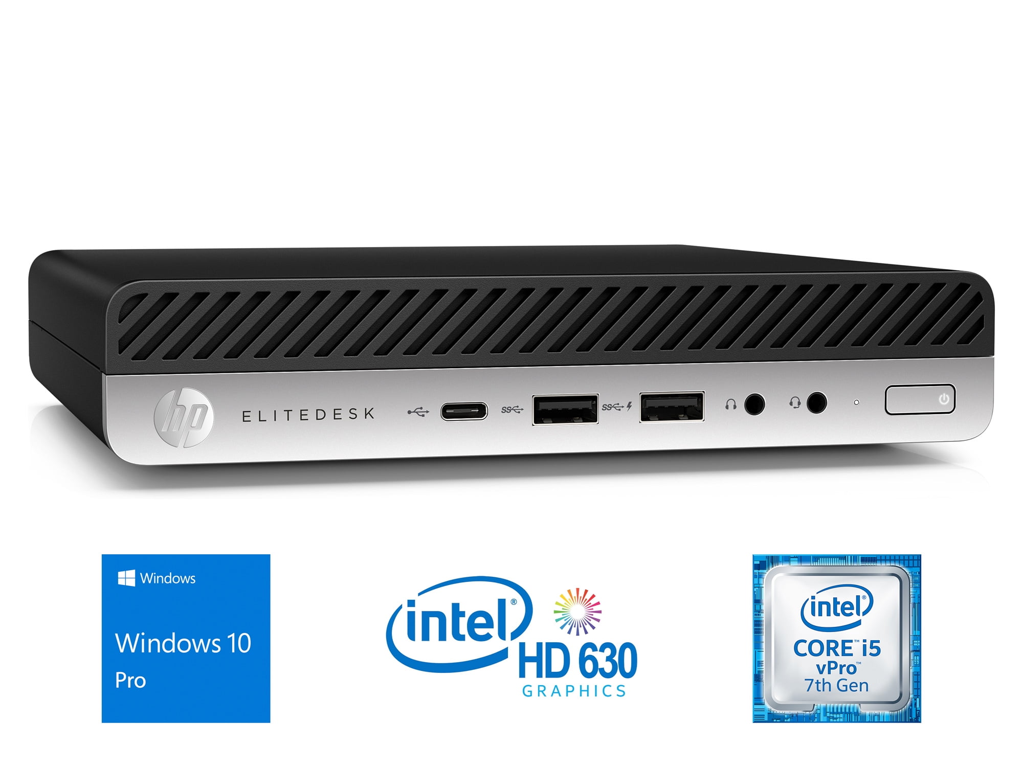 HP EliteDesk 800 G3 Mini PC, Intel Core i57500 Upto 3.8GHz, 32GB RAM