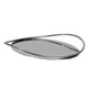 thumbnail image 5 of Bandeja para servir, bandeja de almacenamiento, decorativa y lujosa, bandeja ovalada para café y té. Plata, 5 of 9