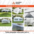thumbnail image 4 of Toldo con paredes Carpa plegable retráctil 3x6 m para jardín eventos Armored Travel Reforzado + maleta, 4 of 8