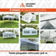 thumbnail image 4 of Toldo con paredes Carpa plegable retráctil 3x6 m para jardín eventos Armored Travel Reforzado + maleta, 4 of 8