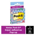 thumbnail image 4 of Super Sticky Pop-Up Notes To Go Post-It 3 x 3 in Washed Denim, 90 Hojas, 4 of 8