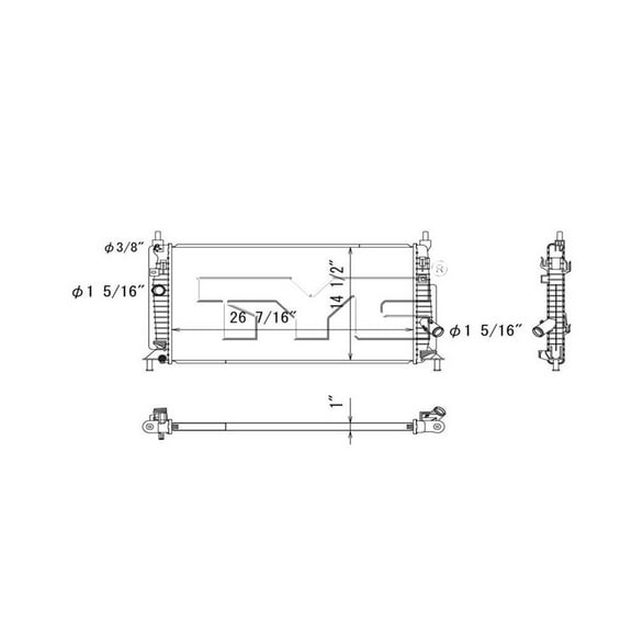 Radiator Fits 2018 Acura RDX