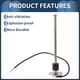 thumbnail image 5 of Kit de unidad de envío de combustible y medidor Unique Bargains Longitud 275 mm Unidad de envío de combustible para barco Sensor de combustible marino Metal tono negro plateado 240-33 Ohm, 5 of 6