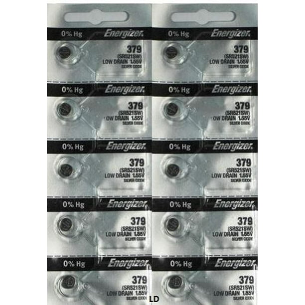 10 379 Energizer Watch Batteries SR521SW Battery Cell