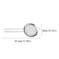 thumbnail image 5 of Linyer Farina Sieve Multi-size House Supplies Oil Fried Strainer Baking Accessories Powder Mesh Colander for Soy Milk Tea Coffee Juice 26CM Twill, 5 of 7
