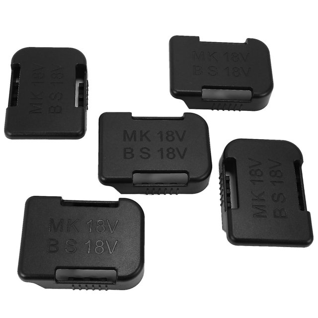 Juego de almacenamiento de monturas de batería de 5 uds 18v para cubierta de batería Makita Feliz Sencillez