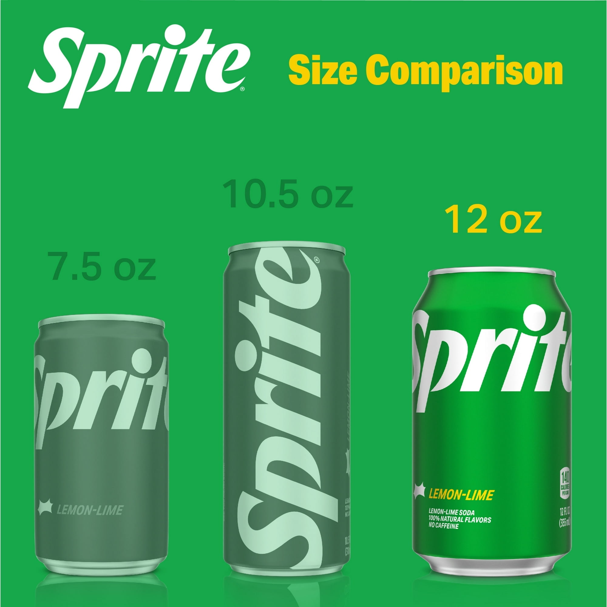 Sprite Lemon Lime Soda Pop, 12 fl oz Cans, 12 Pack (Pack of 2) 24 Packs Total
