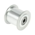 thumbnail image 3 of Uxcell 20T 4mm Bore 3mm Pitch Aluminum Toothless Timing Belt Pulley for 16mm Belt, 3 of 5