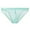 Green, variant on sunsanly Men Seamless Ice Silk Briefs Low-rise Ultra-Thin See-through Panties Solid Color Quick Drying Underwear