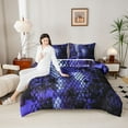 thumbnail image 4 of Castle Fairy Abstract Snake Print Queen Comforter Set,Gothic Style Bedding Comforter Set, 4 of 8