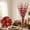 105#Red, variant on Christmas Decorations 17in Christmas Tree With Artificial Berry Branches, Artificial Berry Branches With Long Stems, Floral Arrangement for Vase Table Centerpiece Wedding Party