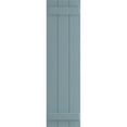 thumbnail image 5 of Ekena Millwork 16 1/8"W x 43"H True Fit PVC Three Board Joined Board-n-Batten Shutters, Peaceful Blue (Per Pair - Hardware Not Included), 5 of 9