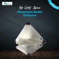 thumbnail image 2 of MARINE CITY Aluminum Radar Reflector – Octahedral Type, Easy to Install, Enhances Small Boat Visibility in Fog or Rain, 16-Inches for Boats RVs Yachts Ships (Medium), 2 of 7