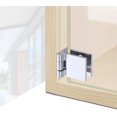 thumbnail image 4 of 4 Piezas Bisagra para Puerta de Vidrio, Bisagra de Clip para Muebles de Cocina, Escaparate, Ducha, Soporte de Cobre de 0 Grados para Ángulo de Apertura de Puerta de Armario, para Espesor de Vidrio de 5 mm a 8 mm BRI  Rojo Verde, 4 of 5