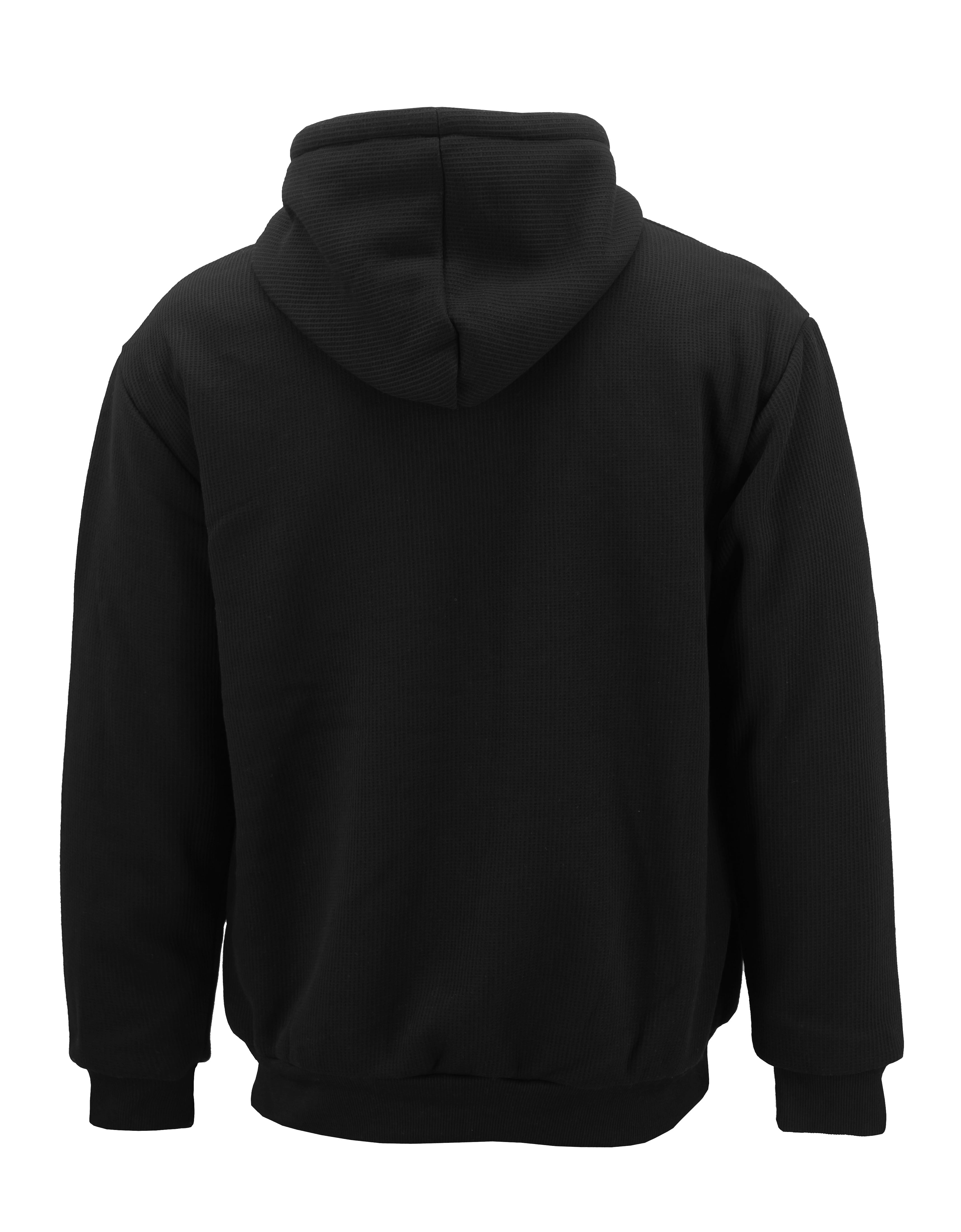 Men's Classic Heavyweight Thermal Hoodie, Sherpa Lined, Zip Up