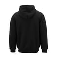 thumbnail image 3 of Men's Heavyweight Thermal Zip Up Hoodie Warm Sherpa Lined Sweater Jacket (Black, XL), 3 of 4