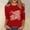#01 Wine, variant on 250 Anniversary Usa Shirt Women United States Crewneck 3/4 Sleeve Usa Flag Print T-Shirts 4th Of July Loose Fit Shirts, #01 Beige, 3XL