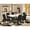 Black, variant on 7 Piece X-Style Dinette Set - Black