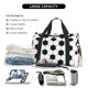 thumbnail image 5 of Disketp Soccer Ball Bolsa de Viaje Tipo Duffle, Bolso de Mano para Fin de Semana para Mujer, Bolsa de Gimnasio Ligera para Hombre, Esencial para Viajes, 5 of 7
