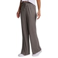 thumbnail image 2 of RBX Active Women's Lightweight Washed Pique Modal Wide Leg Lounge Pants with Pockets, 2 of 4
