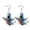 Multicolour2, variant on Halloween Acrylic Drop Earrings Cute Cartoon Ghost Hook Dangle Jewelry Lightweight Autumn Party Daily Accessories for Women Fall