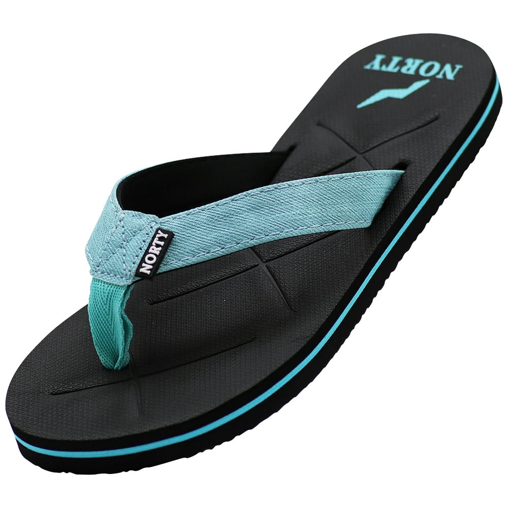 Norty Women's Soft Cushioned Footbed Flip Flop Thong Sandal Runs One