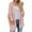 Pink, variant on Viikei Cardigans for Women Plus Sizes Summer Cardigans for Women Womens Ladies Solid Open Front Soft Chunky Pocket Long Sleeve Coat Outerwear Cardigan