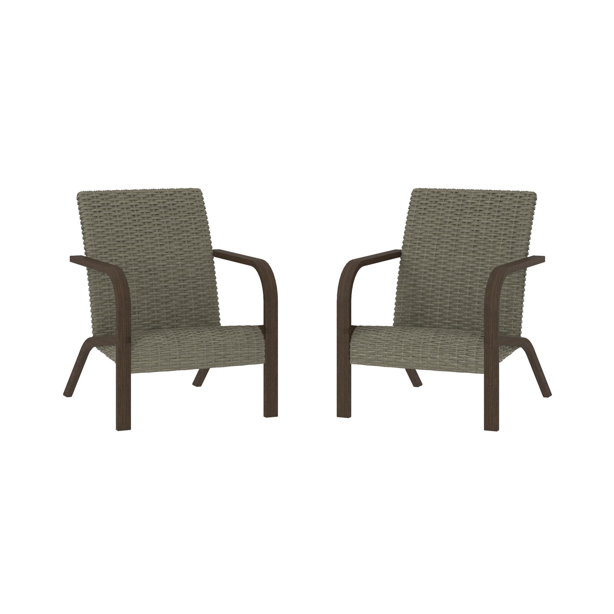 COSCO Outdoor Living, SmartWick, Patio Lounge Chairs, 2-Pack, Warm Gray - image 5 of 9