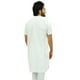 Atasi Hommes Blanc Coton Longue Kurta Chemise Décontractée Vêtements-3XL – image 5 sur 7