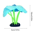 thumbnail image 6 of Glow In Dark Silicone Sea Anemone Ornament, Luminous Artificial Coral Plant Fish Tank Decor Aquarium Landscape Underwater Decoration in 5 Colors, 6 of 6