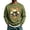 Army Green, variant on Halloween Sweatshirts for Men Long Sleeve Loose Casual Crewneck Novelty Skull Graphic Sweatshirt Pullover