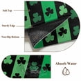 thumbnail image 6 of Large Area Rugs for Living Room Bedroom, St. Patrick's Day 8'x10' Rug Washable Carpet Runner Indoor Outdoor, Spring Green Lucky Clovers Shamrock Non Slip Floor Mats Rug for Kitchen, Patio, 6 of 8