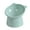 Green, variant on XISAOK 45° Slanted Bowl for Small Dogs and Cats Tilted Angle Feeding Bowl Pet Feeder