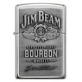 thumbnail image 3 of Zippo Jim Beam Bourbon Label High Polish Chrome Emblem Pocket Lighter, 3 of 6