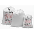 thumbnail image 2 of Darling Souvenir White Hey Don'T Worry Girl I Got Your Back Wedding Favor Party Supplies Favor Bags Gift Pouches 15 Pieces, 2 of 5