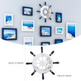 thumbnail image 2 of GHSDFBB Rudder Mediterranean Creative Rudder Pendant Steering Wheel Navigation, Nautical Life Circle Wall Beach House Decoration, 2 of 7