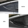 thumbnail image 4 of 2PCS Side Window Louvers Trim, Side Window Spoiler    Splitter Shade Cover Replacement For  Model Y 2021 To 2023, 4 of 8