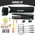 thumbnail image 6 of Patiassy Backyard Badminton Net Set, 17 FT Portable Net with Adjustable Height, Easy Setup for Family Outdoor Games, Also for Pickleball & Volleyball, 6 of 7