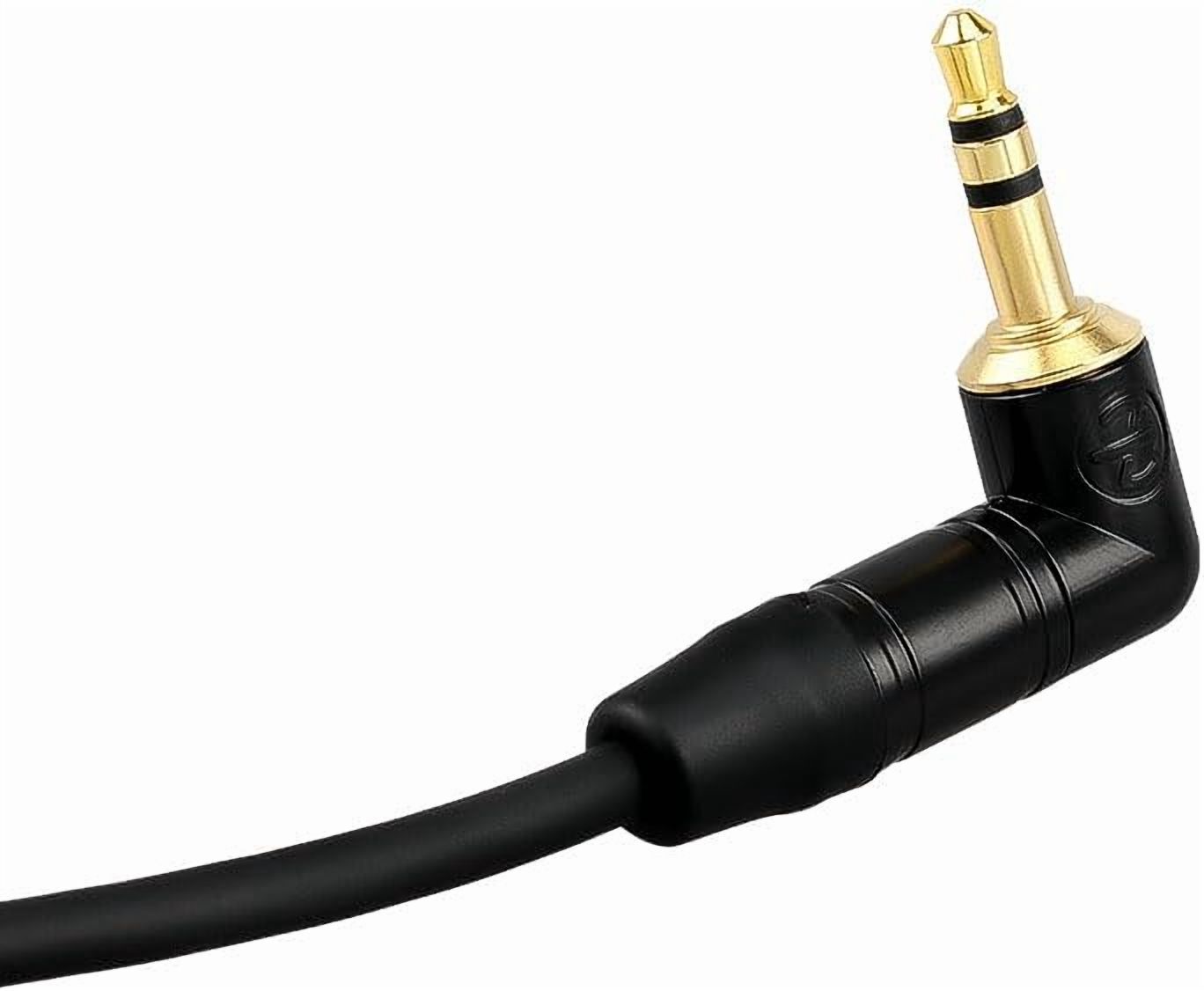Alvin's Cables Tentacle Sync 3.5mm TRS Microphone Y-Cable for Tentacle Sync E Generator, for Track E Audio Recorder, for Camera Audio Input, External Mics, 30CM| 12inches