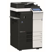 Restored Konica Minolta Bizhub 224e Black & White Multifunction Copier   Print, Copy, Scan, Dual Scan Document Feeder, 22 ppm, 2 Trays, Cabinet